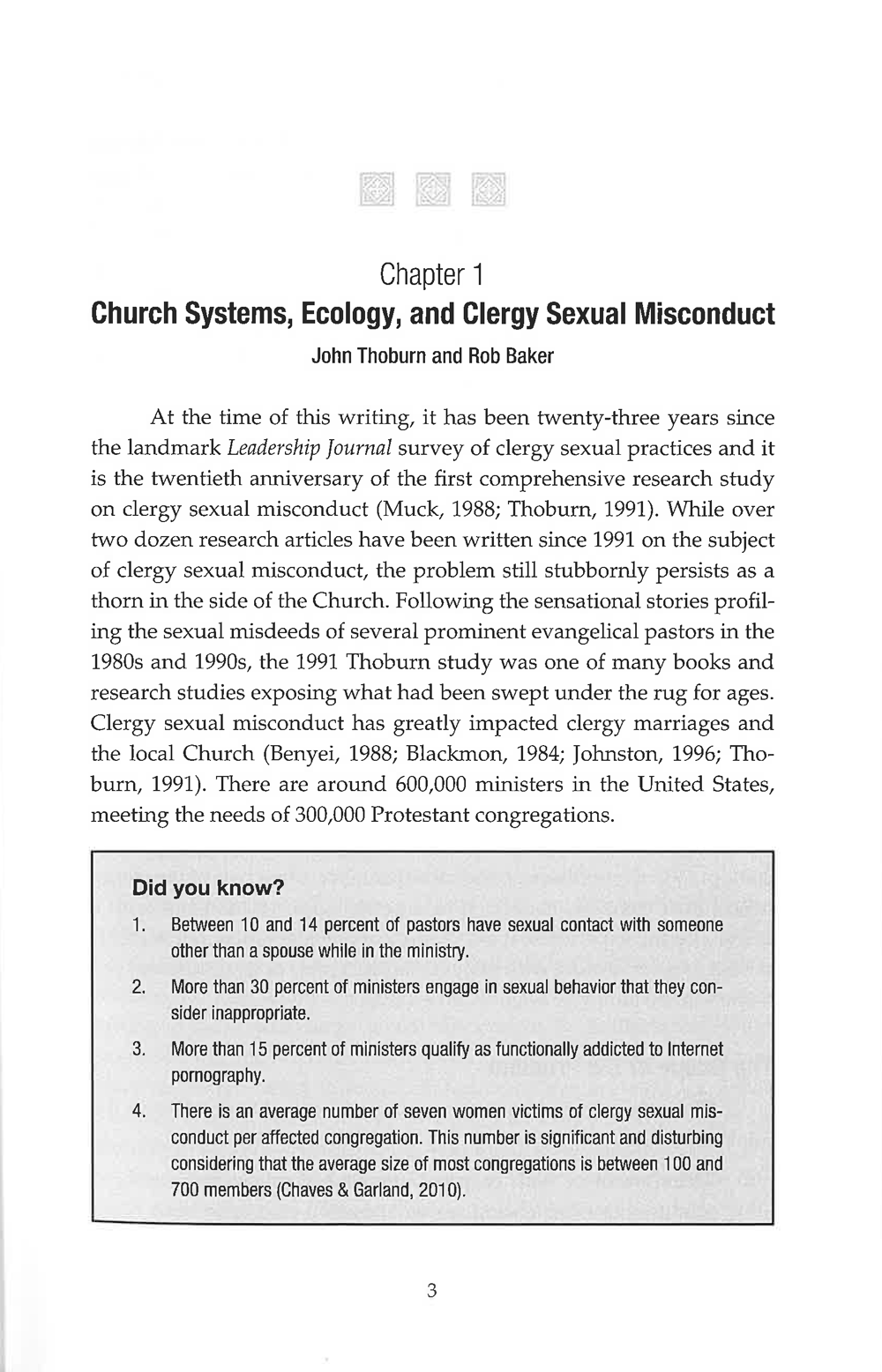 Clergy Misconduct